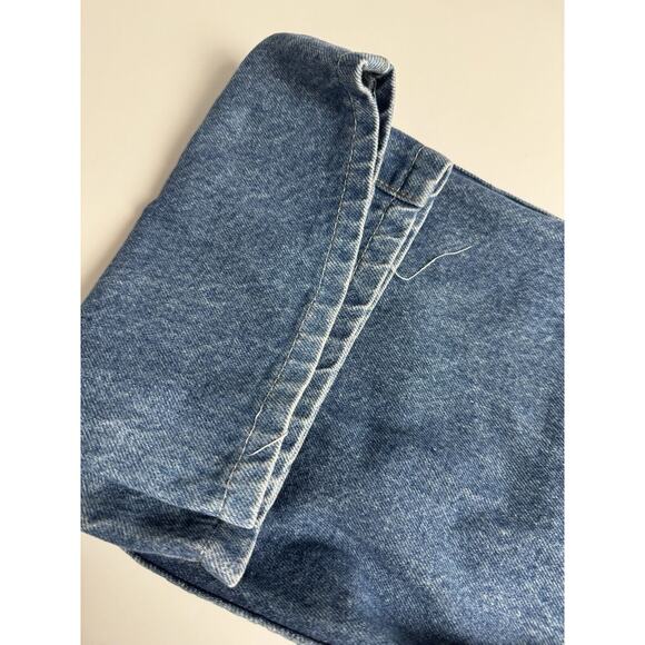 Vintage Levis 549 Jeans Men’s 52x28 Leather Tab Blue Denim 80s 1986 - Picture 6 of 13